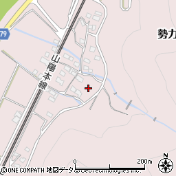 岡山県赤磐市勢力周辺の地図