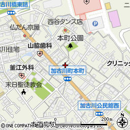 兵庫県加古川市加古川町本町333周辺の地図