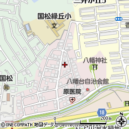 大阪府寝屋川市八幡台7周辺の地図
