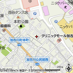 兵庫県加古川市加古川町本町402周辺の地図