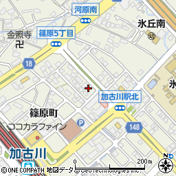 兵庫県加古川市加古川町篠原町125周辺の地図