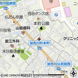 兵庫県加古川市加古川町本町333-14周辺の地図