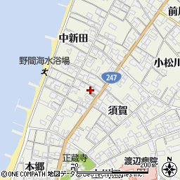 愛知県知多郡美浜町野間須賀91周辺の地図