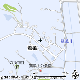 静岡県袋井市鷲巣1326周辺の地図