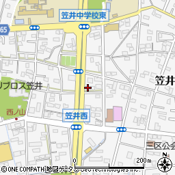 静岡県浜松市中央区笠井町994周辺の地図