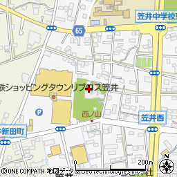 静岡県浜松市中央区笠井町1202周辺の地図