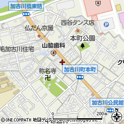 兵庫県加古川市加古川町本町324-4周辺の地図