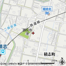 静岡県浜松市中央区積志町745周辺の地図