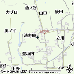 京都府木津川市加茂町例幣法寿庵周辺の地図