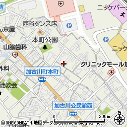 兵庫県加古川市加古川町本町399周辺の地図