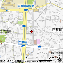 静岡県浜松市中央区笠井町988周辺の地図