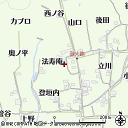 京都府木津川市加茂町例幣（法寿庵）周辺の地図