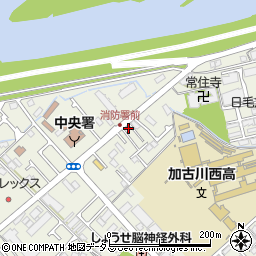 兵庫県加古川市加古川町本町180周辺の地図
