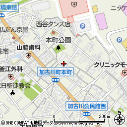 兵庫県加古川市加古川町本町374周辺の地図