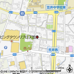 静岡県浜松市中央区笠井町1169周辺の地図