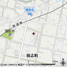 静岡県浜松市中央区積志町732周辺の地図