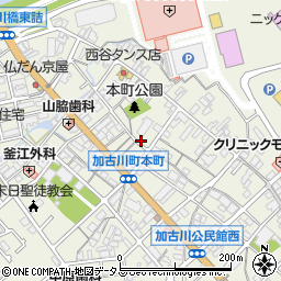 兵庫県加古川市加古川町本町372周辺の地図