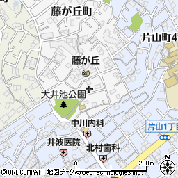 大阪府吹田市藤が丘町10-20周辺の地図