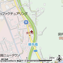 静岡県袋井市堀越1802周辺の地図