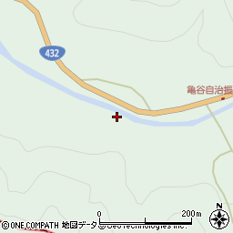広島県庄原市総領町亀谷705周辺の地図