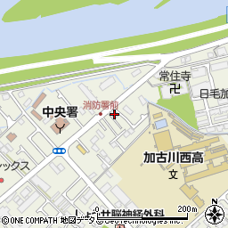 兵庫県加古川市加古川町本町181周辺の地図