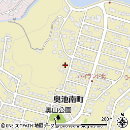 兵庫県芦屋市奥池南町周辺の地図