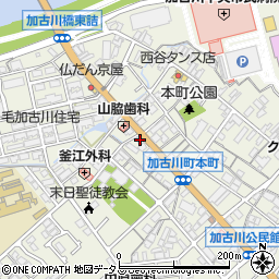 兵庫県加古川市加古川町本町324周辺の地図