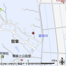 静岡県袋井市鷲巣1394周辺の地図