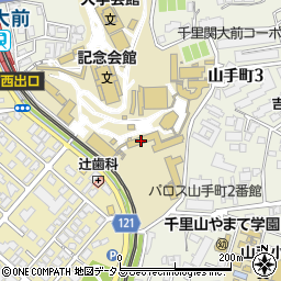 関西大学第一高等学校周辺の地図