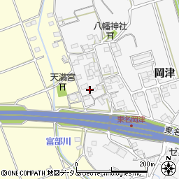 静岡県掛川市岡津361周辺の地図