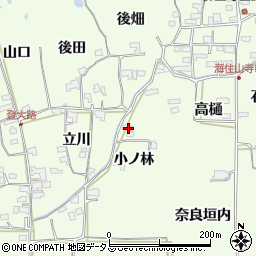 京都府木津川市加茂町例幣小ノ林周辺の地図