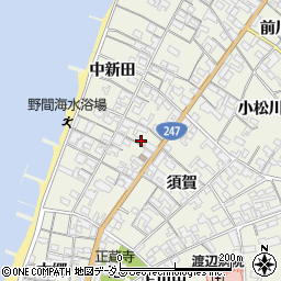 愛知県知多郡美浜町野間須賀94周辺の地図