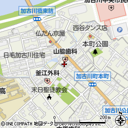 兵庫県加古川市加古川町本町323周辺の地図
