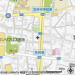 静岡県浜松市中央区笠井町1004周辺の地図