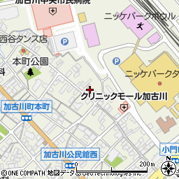 兵庫県加古川市加古川町本町423-1周辺の地図