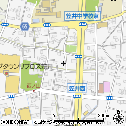 静岡県浜松市中央区笠井町1164周辺の地図