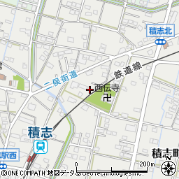 静岡県浜松市中央区積志町524周辺の地図