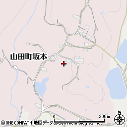 兵庫県神戸市北区山田町坂本長谷周辺の地図
