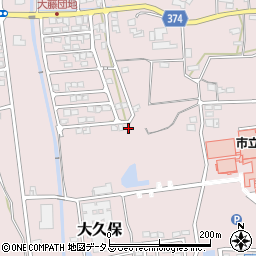 静岡県磐田市大久保734-158周辺の地図