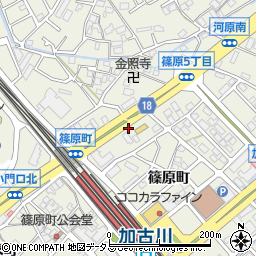 兵庫県加古川市加古川町篠原町183周辺の地図