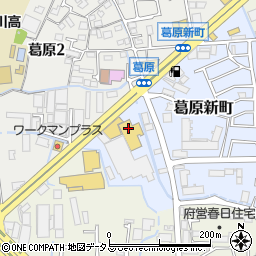 大阪トヨタ自動車サンテラス寝屋川周辺の地図