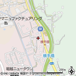 静岡県袋井市堀越1792周辺の地図