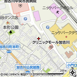 兵庫県加古川市加古川町本町422-7周辺の地図