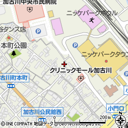 兵庫県加古川市加古川町本町422周辺の地図