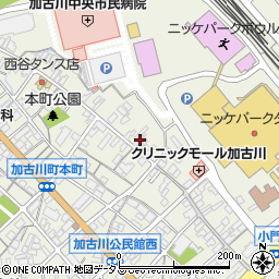 兵庫県加古川市加古川町本町423周辺の地図