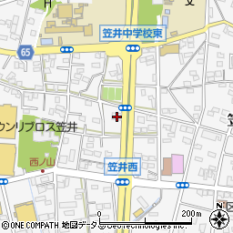 静岡県浜松市中央区笠井町1001周辺の地図