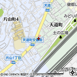 大阪府吹田市天道町5-2周辺の地図