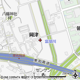 静岡県掛川市岡津322周辺の地図