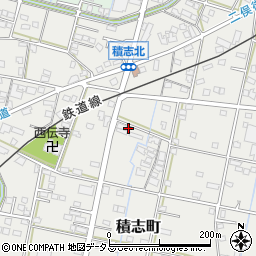 静岡県浜松市中央区積志町733周辺の地図