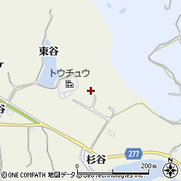 愛知県知多郡美浜町野間杉谷周辺の地図